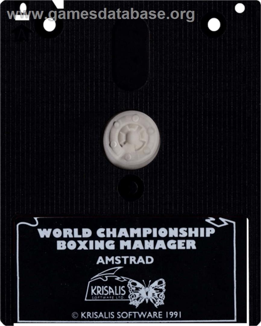 World Championship Boxing Manager - Amstrad CPC - Artwork - Cartridge