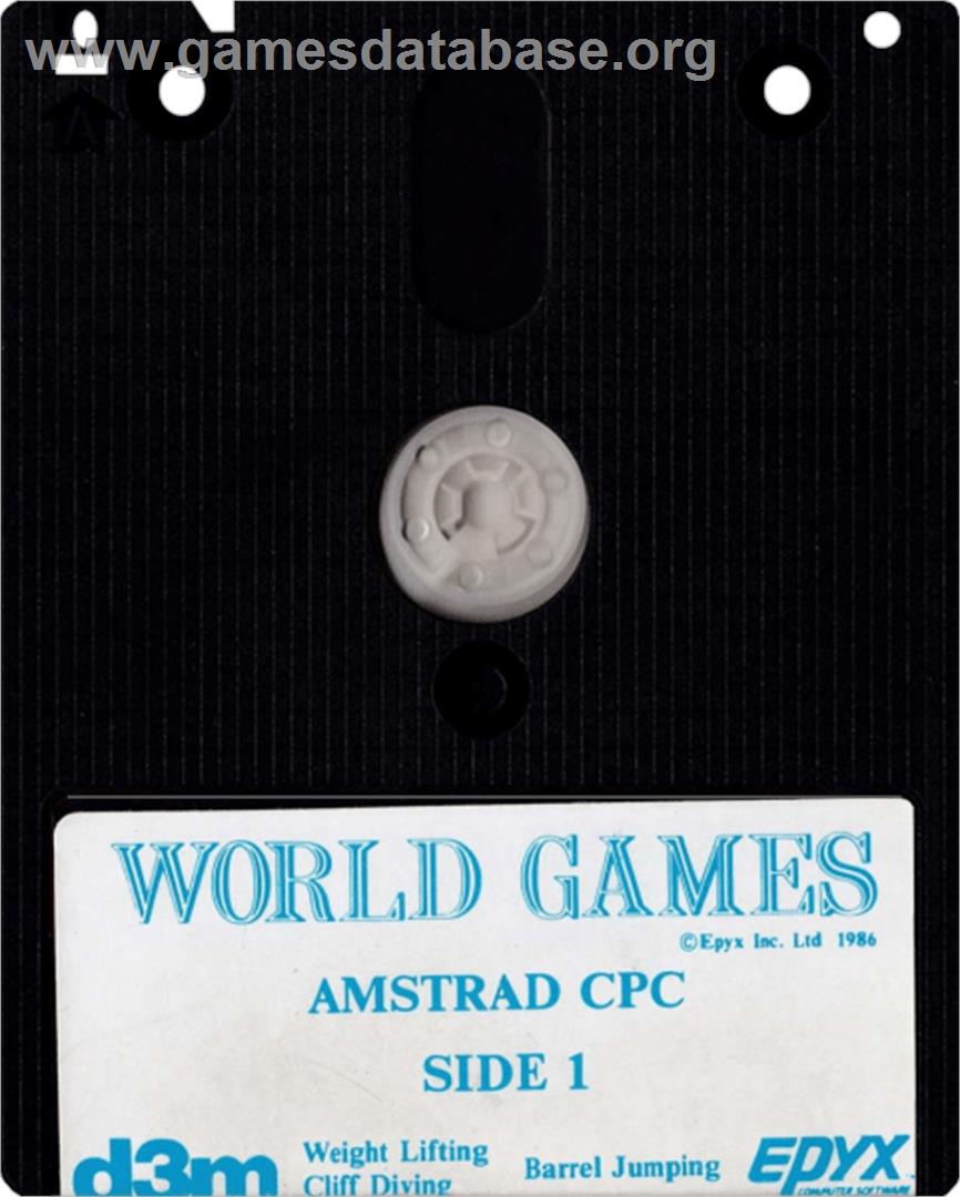 World Games - Amstrad CPC - Artwork - Cartridge