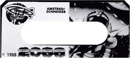 Top of cartridge artwork for 2088 on the Amstrad CPC.