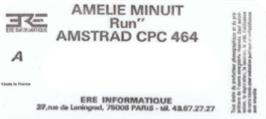 Top of cartridge artwork for Amelie Minuit on the Amstrad CPC.