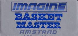 Top of cartridge artwork for Basket Master on the Amstrad CPC.