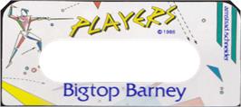 Top of cartridge artwork for Bigtop Barney on the Amstrad CPC.