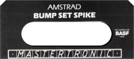 Top of cartridge artwork for Bump, Set, Spike! on the Amstrad CPC.
