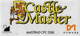 Top of cartridge artwork for Castle Master on the Amstrad CPC.