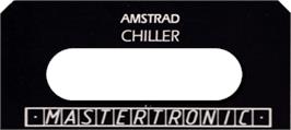 Top of cartridge artwork for Chiller on the Amstrad CPC.