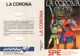 Top of cartridge artwork for Corona, La on the Amstrad CPC.