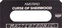 Top of cartridge artwork for Curse Of Sherwood, The on the Amstrad CPC.