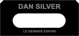 Top of cartridge artwork for Dan Silver - Le Dernier Espoir on the Amstrad CPC.
