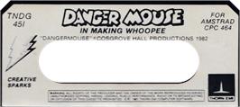 Top of cartridge artwork for Danger Mouse in Making Whoopee! on the Amstrad CPC.