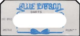 Top of cartridge artwork for Darts (Alligata) on the Amstrad CPC.