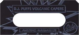 Top of cartridge artwork for Dj Puff on the Amstrad CPC.