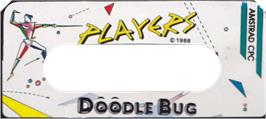 Top of cartridge artwork for Doodle Bug on the Amstrad CPC.