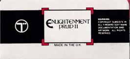 Top of cartridge artwork for Enlightenment - Druid 2 on the Amstrad CPC.