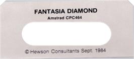 Top of cartridge artwork for Fantasia Diamond on the Amstrad CPC.
