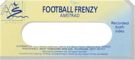 Top of cartridge artwork for Football Frenzy on the Amstrad CPC.