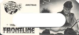 Top of cartridge artwork for Frontline on the Amstrad CPC.