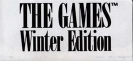 Top of cartridge artwork for Games, The - Winter Edition on the Amstrad CPC.