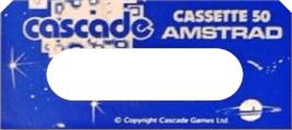 Top of cartridge artwork for Ghosts on the Amstrad CPC.