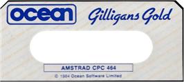 Top of cartridge artwork for Gilligan's Gold on the Amstrad CPC.