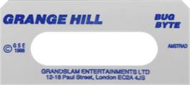 Top of cartridge artwork for Grange Hill on the Amstrad CPC.
