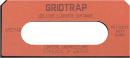 Top of cartridge artwork for Grid Trap on the Amstrad CPC.