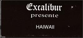 Top of cartridge artwork for Hawaii on the Amstrad CPC.