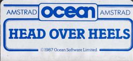 Top of cartridge artwork for Head Over Heels on the Amstrad CPC.