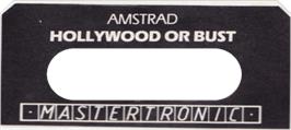Top of cartridge artwork for Hollywood Or Bust on the Amstrad CPC.