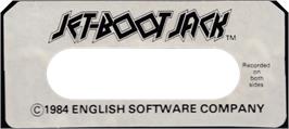 Top of cartridge artwork for Jet Boot Jack on the Amstrad CPC.