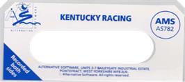 Top of cartridge artwork for Kentucky Racing on the Amstrad CPC.