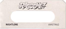 Top of cartridge artwork for Knight Lore on the Amstrad CPC.