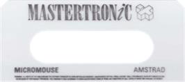 Top of cartridge artwork for Micro Mouse on the Amstrad CPC.