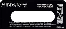 Top of cartridge artwork for Mindstone on the Amstrad CPC.