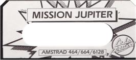 Top of cartridge artwork for Mission Jupiter on the Amstrad CPC.