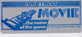 Top of cartridge artwork for Movie on the Amstrad CPC.