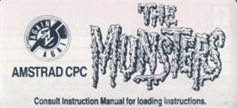 Top of cartridge artwork for Munsters, The on the Amstrad CPC.