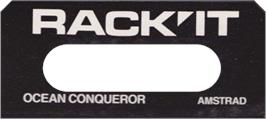 Top of cartridge artwork for Ocean Conqueror on the Amstrad CPC.