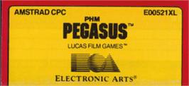 Top of cartridge artwork for PHM Pegasus on the Amstrad CPC.