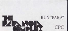 Top of cartridge artwork for Paranoia Complex, The on the Amstrad CPC.