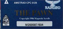 Top of cartridge artwork for Pawn on the Amstrad CPC.