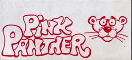 Top of cartridge artwork for Pink Panther on the Amstrad CPC.