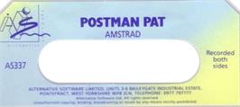 Top of cartridge artwork for Postman Pat on the Amstrad CPC.