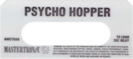 Top of cartridge artwork for Psycho Hopper on the Amstrad CPC.