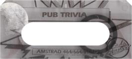 Top of cartridge artwork for Pub Trivia Simulator on the Amstrad CPC.