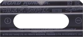 Top of cartridge artwork for Road Runner and Wile E. Coyote on the Amstrad CPC.