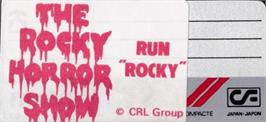 Top of cartridge artwork for Rocky Horror Show on the Amstrad CPC.