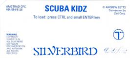 Top of cartridge artwork for Scuba Kidz on the Amstrad CPC.