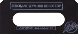 Top of cartridge artwork for Sergeant Seymour Robotcop on the Amstrad CPC.