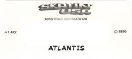 Top of cartridge artwork for Skatin' USA on the Amstrad CPC.