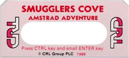 Top of cartridge artwork for Smugglers Cove on the Amstrad CPC.